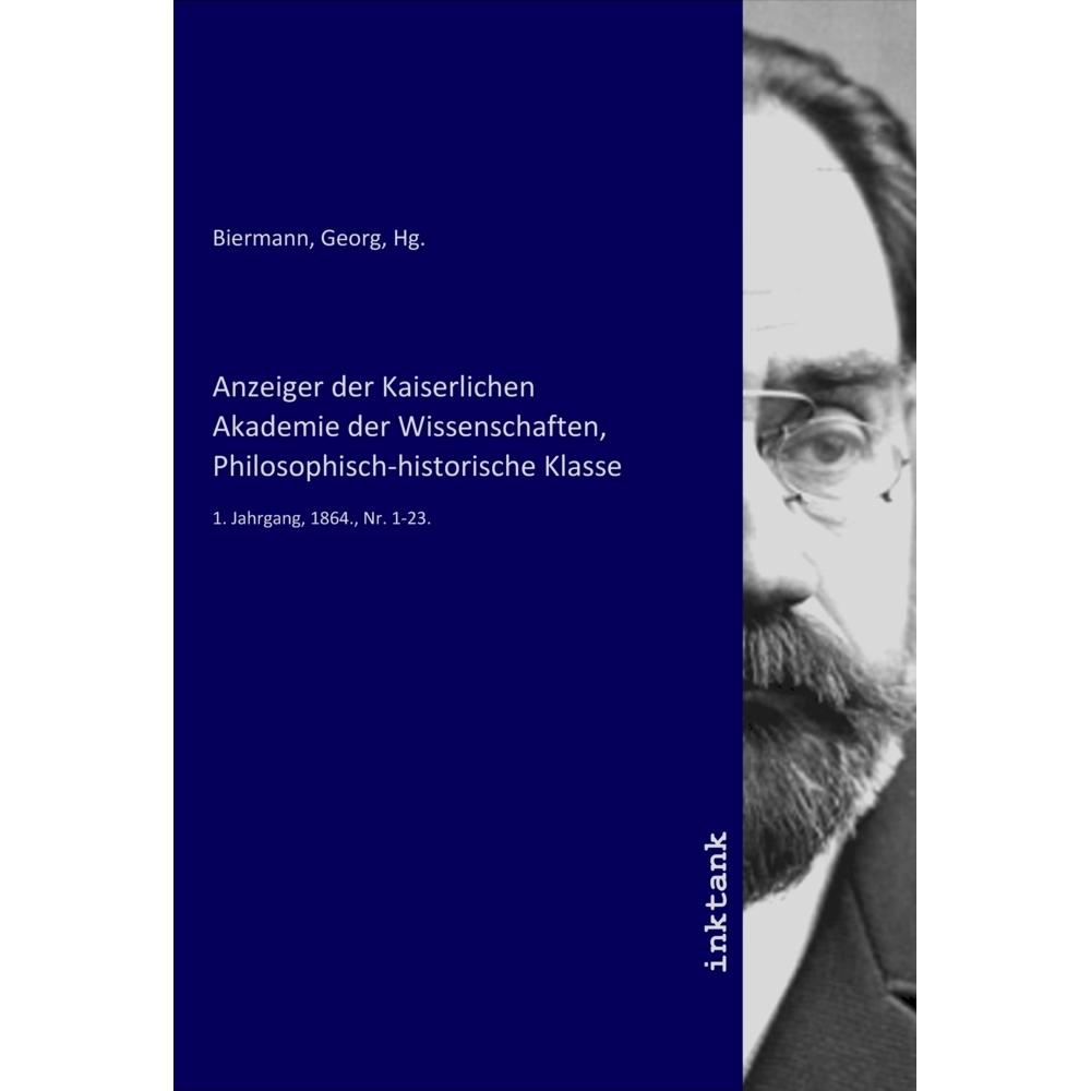 Anzeiger der Kaiserlichen Akademie der Wissenschaften, Philosophisch-historische Klasse, Fachbücher