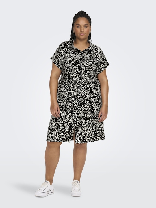Produktbild Only Curvy Taillengürtel Blusenkleid (42)