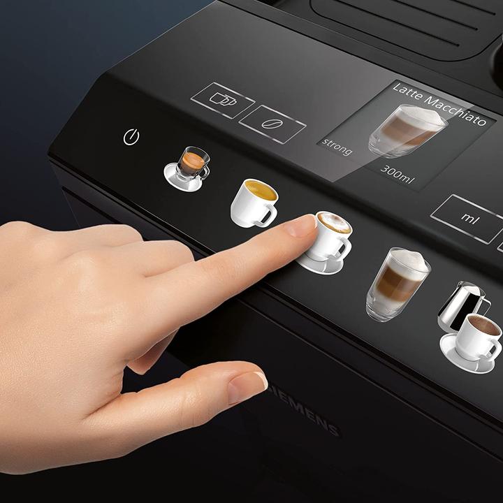 Actual product image Siemens Superautomatic espresso machine with milk container
