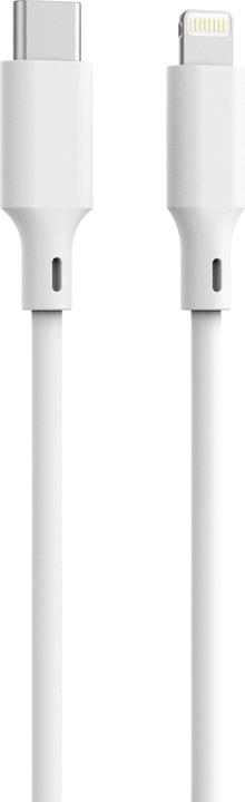 Qualo Recycling USB-C - Lightning cable 1.5m 2.4A white QRC-CL-00 (1.50 m, 12 W)