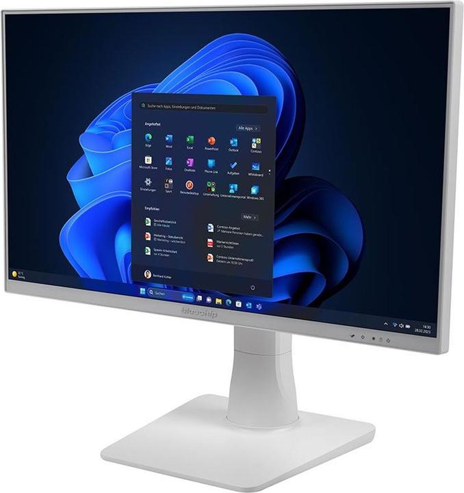 Actual product image Bluechip BUSINESSline AIO2350t *white* Intel® Core™ i5 Prozessor 14400 / bis zu 4.70 GHz, Windows... (500 GB, 16 GB)