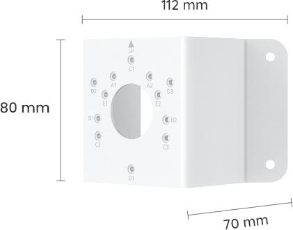 Actual product image Reolink RLA-BKC1 Corner bracket (Mounting kit)
