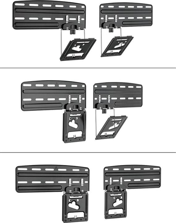 Actual product image Neomounts Wall mount 1200x600mm 60kg/43-85"/fix/black/for Samsung (Wall, 60 kg, 43" - 85")