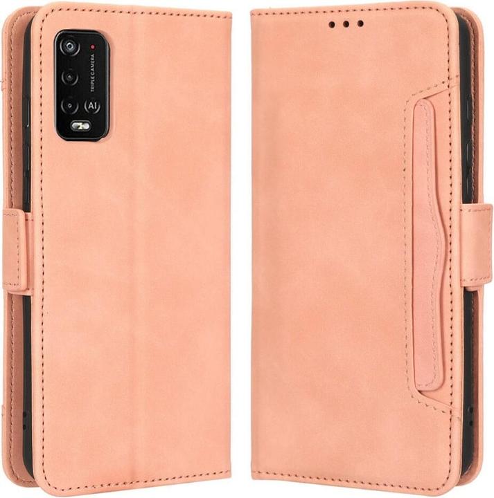 Actual product image Cover-Discount Wiko Power U20 - Case with many card slots (Wiko Power U20)