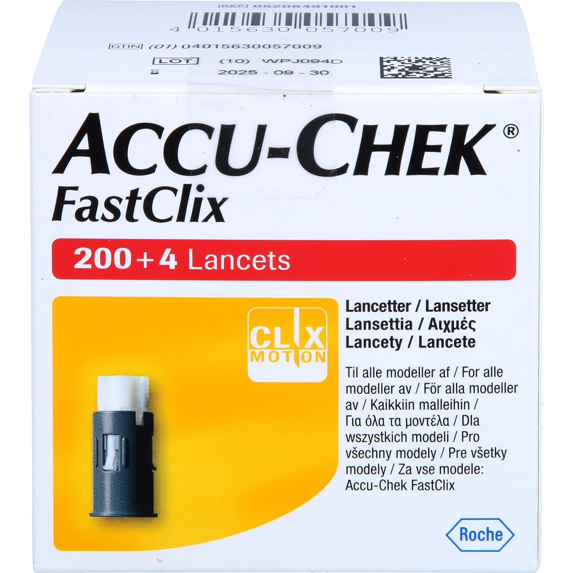 Thumbnail - Acti Medi, Bluttest, Accu Check Fastclix, 204 St LAN (Lanzette)