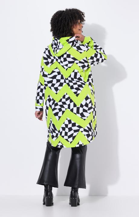 Immagine prodotto Angel of Style Maglia dal taglio oversize con scacchi e cappuccio (50, 52)