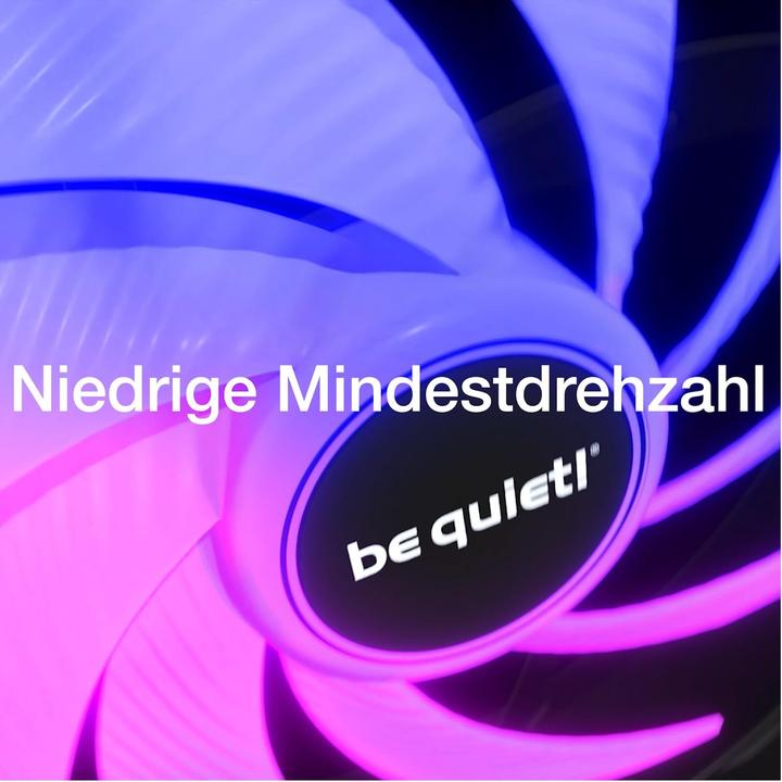 Actual product image be quiet! LIGHT WINGS LX 140mm PWM high-speed White Triple-Pack (140 mm, 3 x)