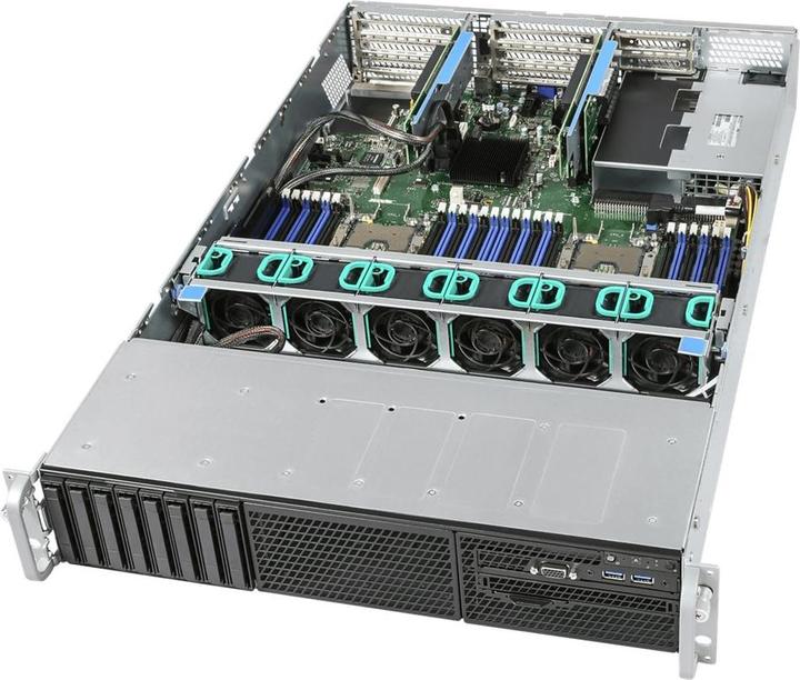 Produktbild Intel Server Barebone R2208WFQZSR S2600WFQR PSU 2x PCIe ricer card bracket -slot PCI ri