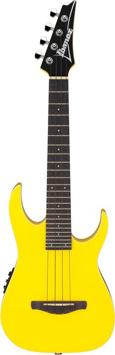 Ibanez URGT100 Sun Yellow High Gloss électrique-acoustique tenor ukelele met gigbag (Teneur)