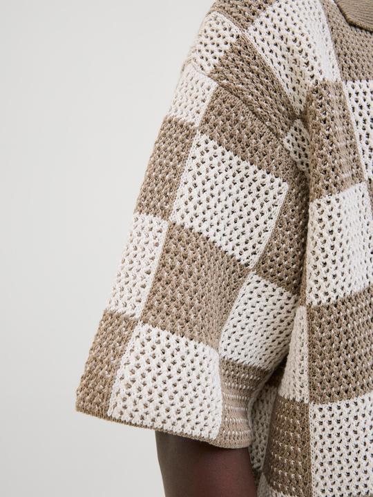 Produktbild Jack & Jones Jcoathletico Knit Crochet Polo Styd Ss25 (XL)