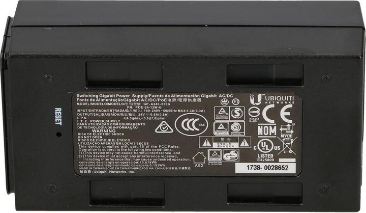 Actual product image Ubiquiti Poe-24-12w-G (Proprietary 24V, 12 W)