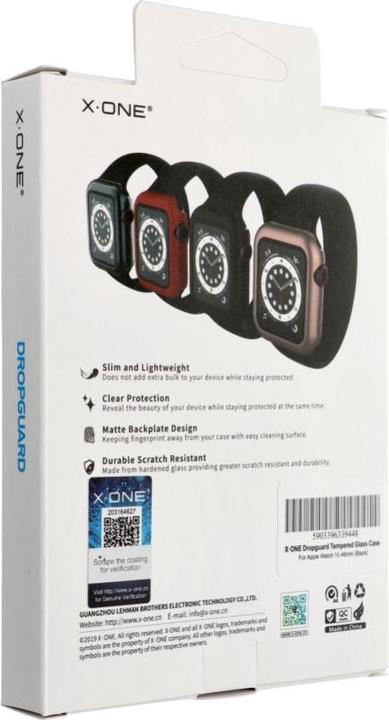 Actual product image X-One Back panel cover Dropguard Case - for Apple Watch 10 46mm black