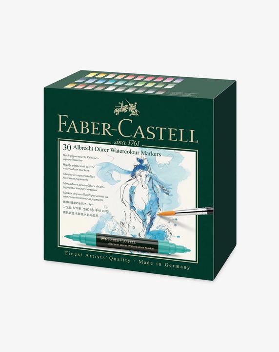 Image du produit Faber-Castell Crayon feutre (Vert foncé, 30 x)