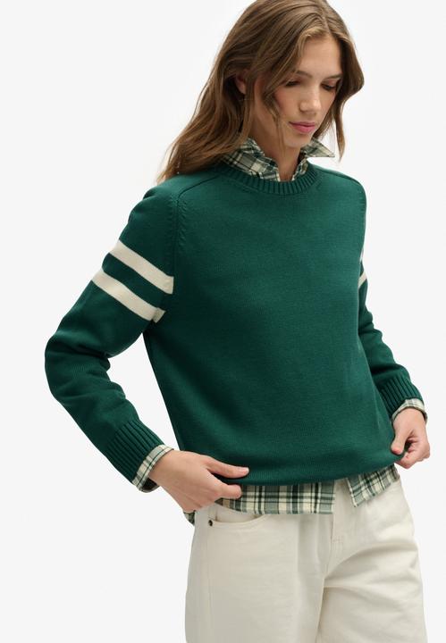 Produktbild Superdry Gestreifter Strickpullover mit lockerer Passform (XL)