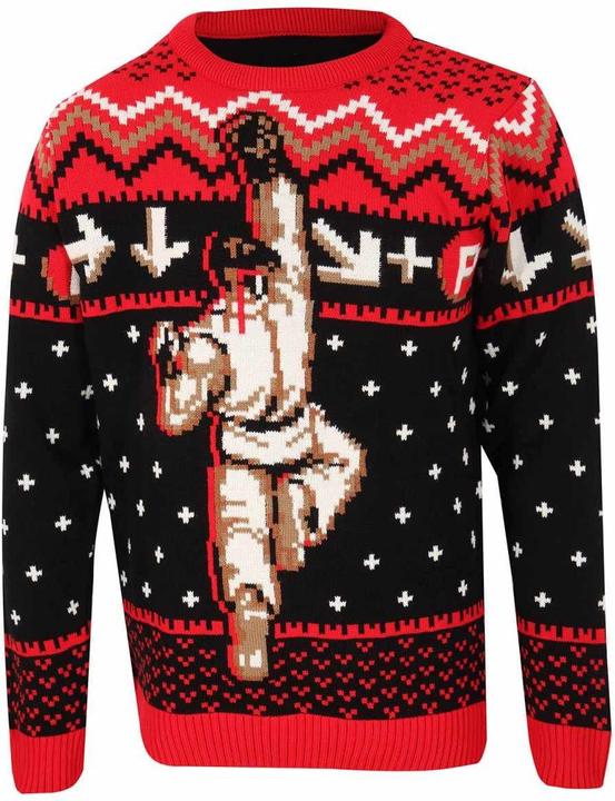 Actual product image Street Fighter Unisex Adult Ryu Knitted Jumper (M)