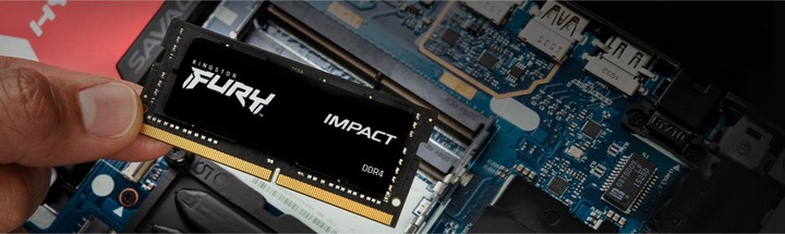 Actual product image Kingston FURY Impact (2 x 16GB, 3200 MHz, DDR4-RAM, SO-DIMM)