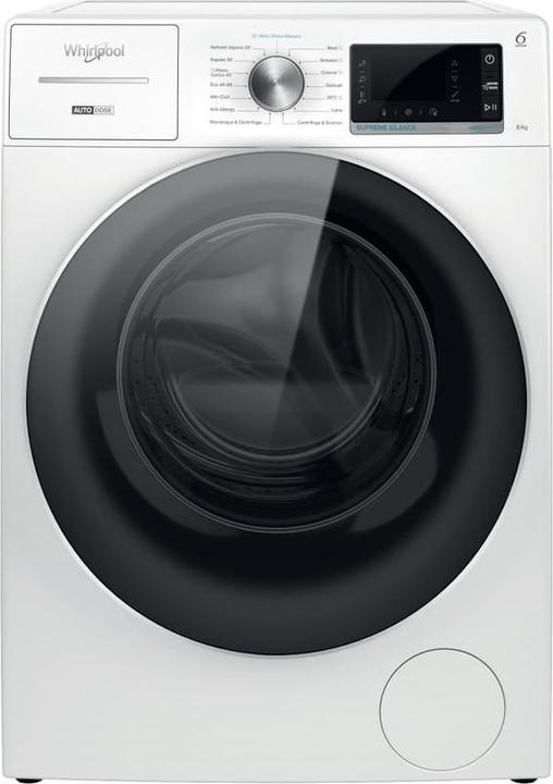 Actual product image Whirlpool Supreme Silence W8 W846WR EN Front loading washing machine 8 kg 1400 rpm White (8 kg, Left)