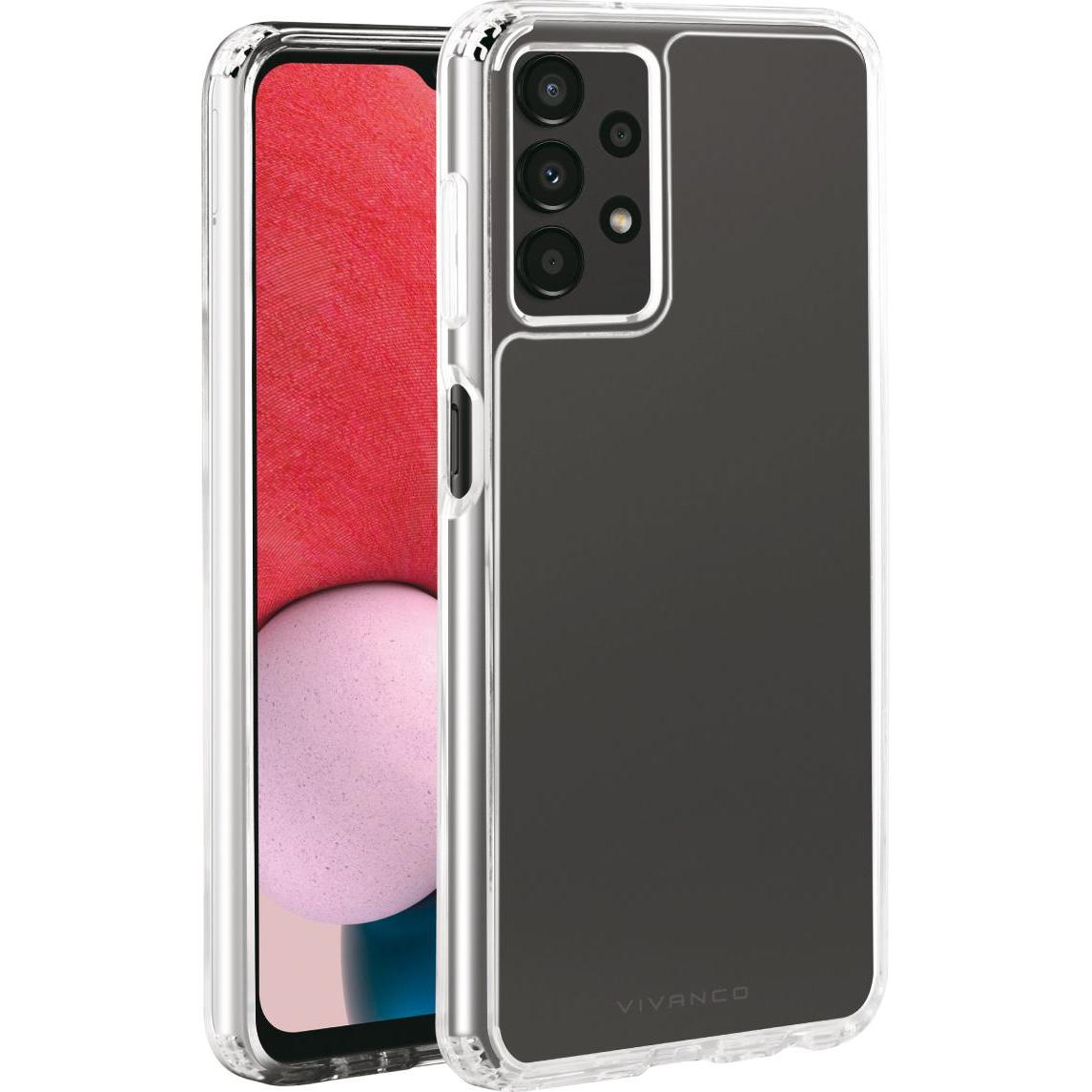 Vivanco Safe Steady Backcover Samsung Galaxy A13 Transparent (Samsung Galaxy A13), Smartphone Hülle, Transparent