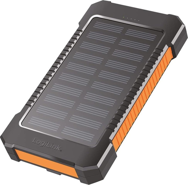 Produktbild LogiLink Solar-Powerbank (8000 mAh, 10 W, 29.60 Wh)