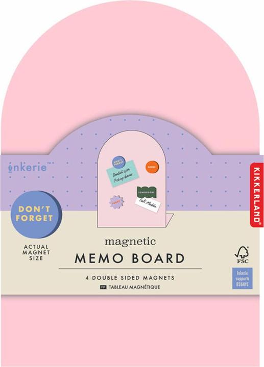 Produktbild Kikkerland Memo Board Pink (Pinnwand)