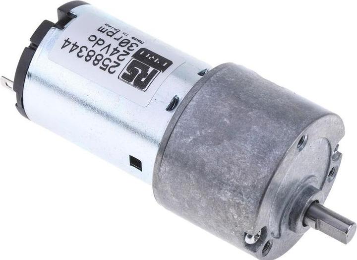 Actual product image RS PRO Gear motor 24VDC 30rpm