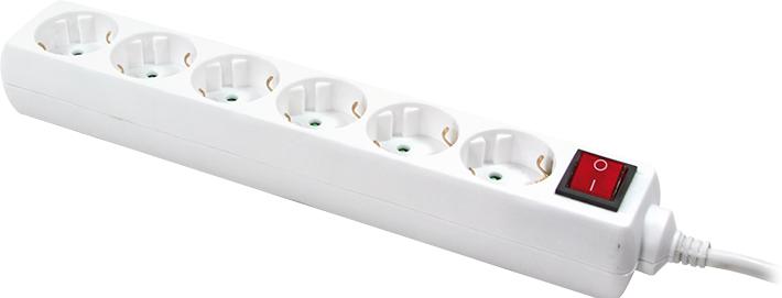 Actual product image LogiLink socket strip (6x, CEE 7/3, 1.50 m)