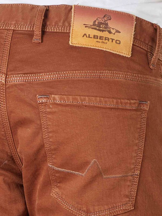 Produktbild Alberto Coloured Pipe Jeans Regular Slim Fit Rust (W33/L30)