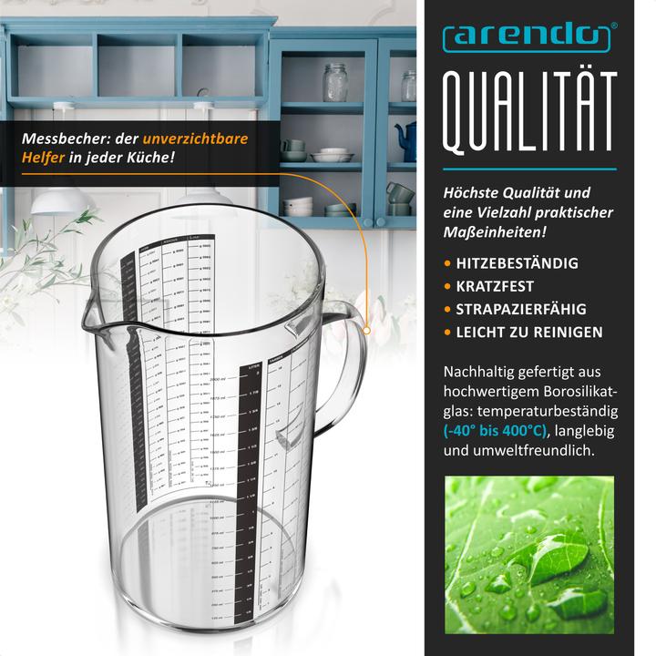 Produktbild Arendo Messbecher (2000 ml)