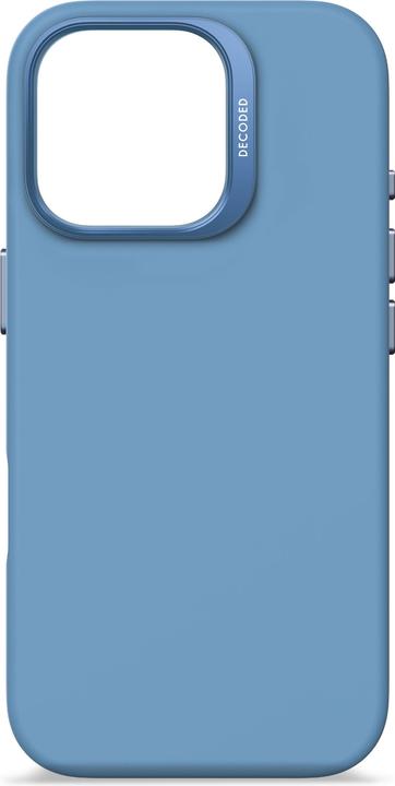 Produktbild Decoded AntiMicrobial Silicone Backcover with MagSafe for iPhone 16 Pro - Blue (Apple iPhone 16 Pro)