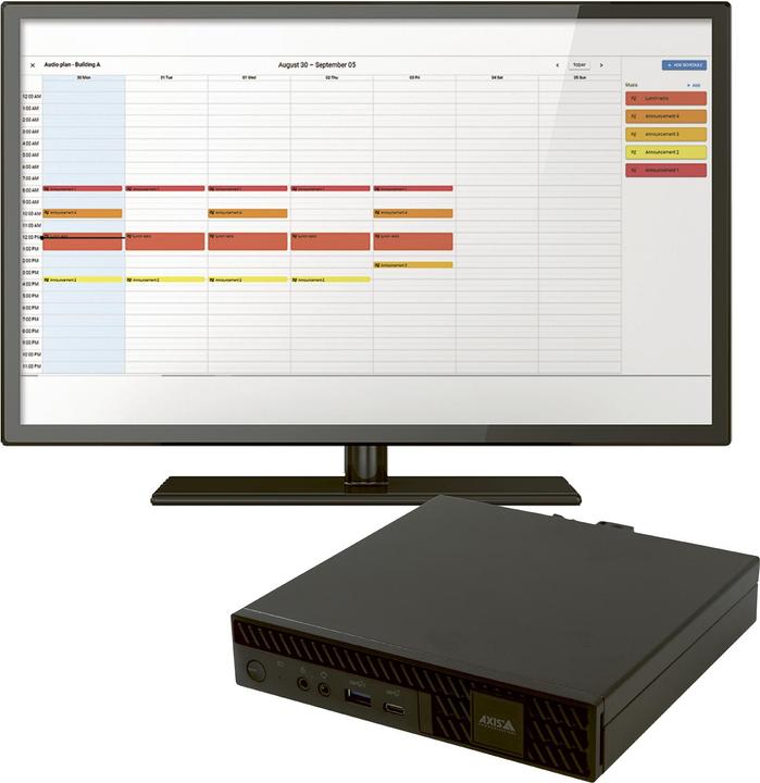 Axis C7050 MK III AUDIO MANAGER PRO (Videoregistratore di rete (NVR))