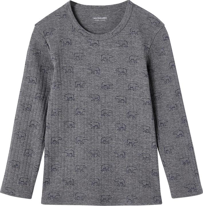 Produktbild Vertbaudet 3er-Pack Jungen Shirts aus Rippjersey, Bären (128)
