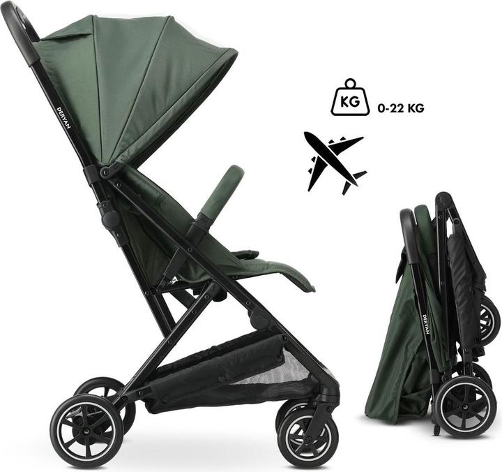 Actual product image Deryan Buggy easy Luxe Lichtgewicht Buggy- Groen