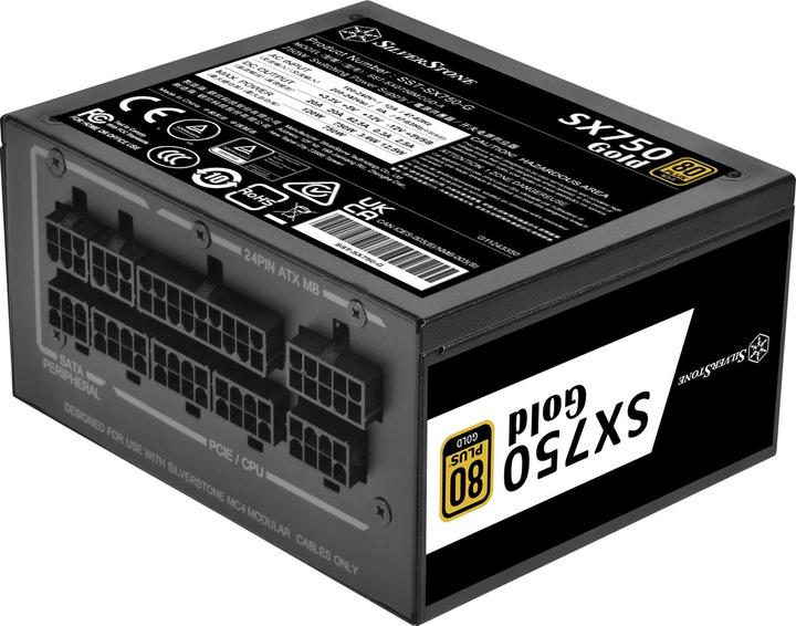 Produktbild Silverstone SST-SX750-G 80 PLUS Gold, modular - 750 Watt (750 W)