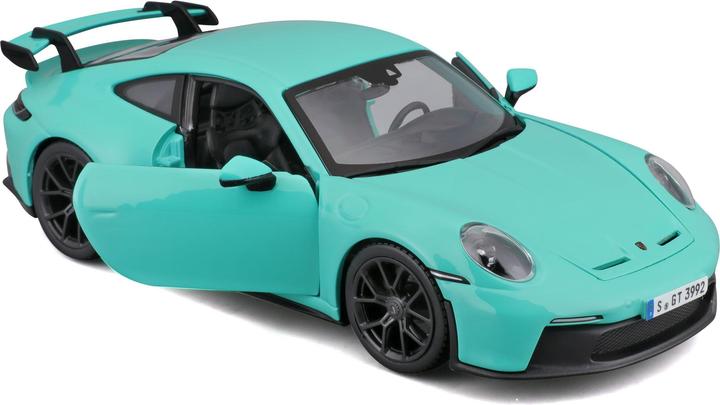 Actual product image Bburago Porsche 911 GT3 (1 piece - green or orange)