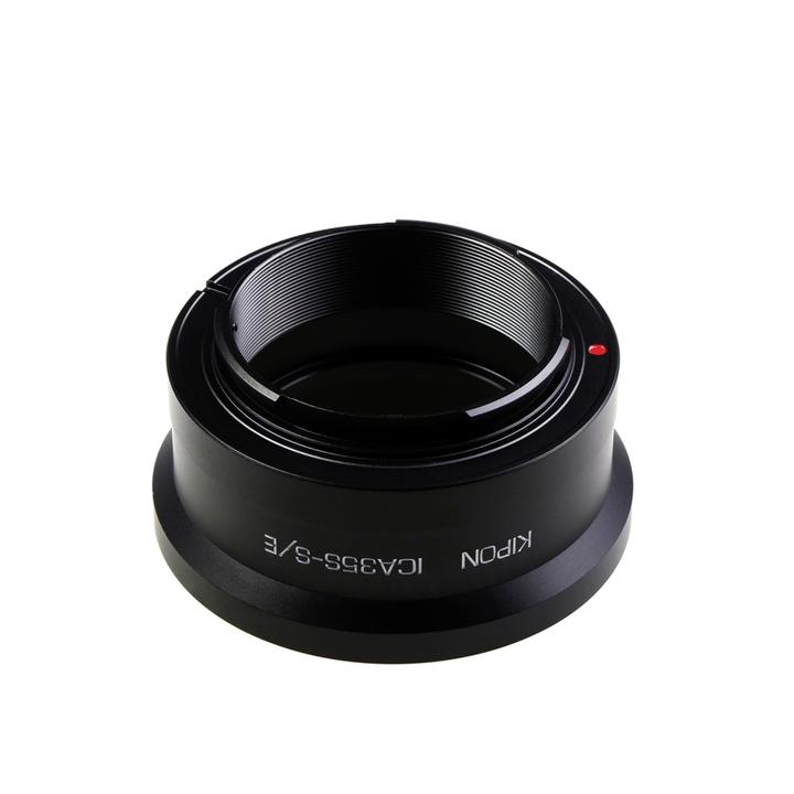 Produktbild Kipon Adapter Icarex 35S an Sony E-Mount Kamera