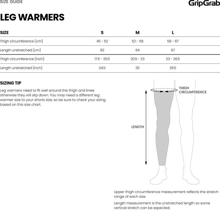 Produktbild GripGrab PACR Spring-Autumn Leg Warmers (S)