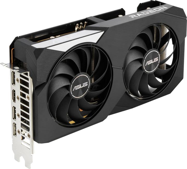 Image du produit ASUS DUAL-RX6650XT-O8G,HDMI,DP,Active (8 Go)