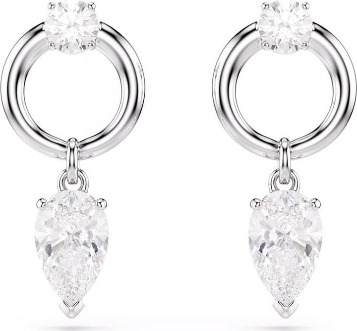 Immagine prodotto Swarovski Mesmera Drop Ohrhänger Verschiedene Schliffe Weiss Rhodiniert (Metallo Swarovski)