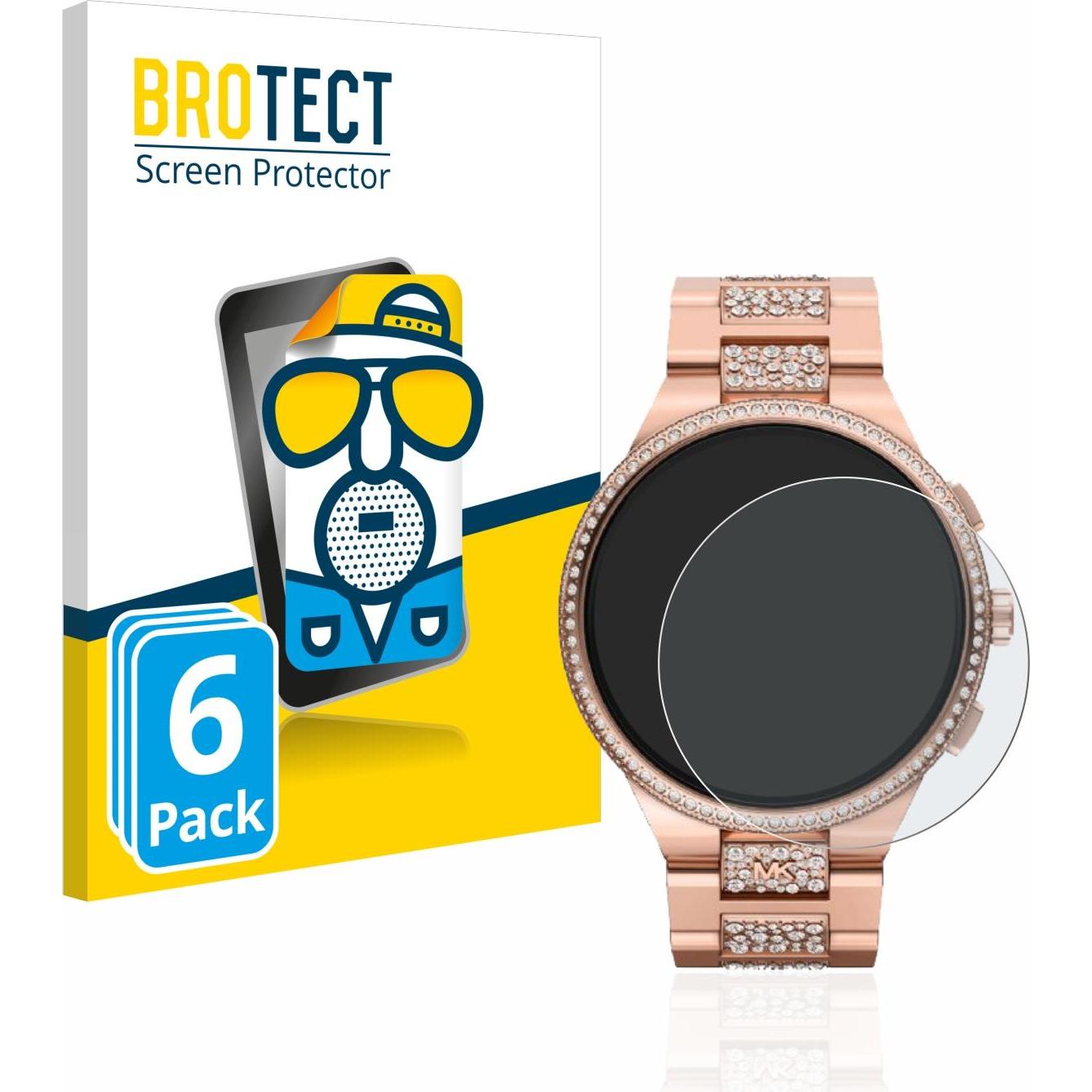 BROTECT Entspiegelungs-Schutzfolie Displayschutz Matt, Smartwatch Schutzfolie, Grau