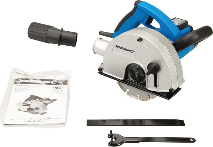 Actual product image Silverline - Mauernutfräse, 1.700 W, 150 mm (Grooving cutter)