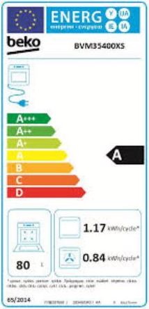 Energy Label Beko BVM35400XS
