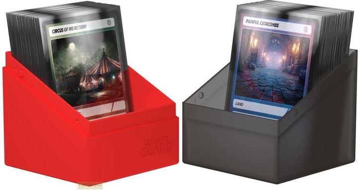 Produktbild Ultimate Guard Boulder Deck Case 100+ SYNERGY Schwarz/Rot