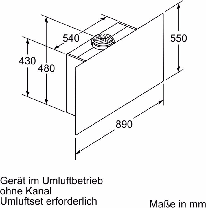 Produktbild Bosch Hausgeräte DWF97RU60 (Wandhaube)