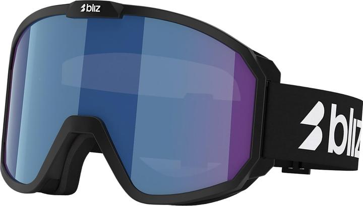 MATT BLACK-WHITE LOGO/BROWN W BLUE MULTI, Matte Black/White Logo / Marron Bleu