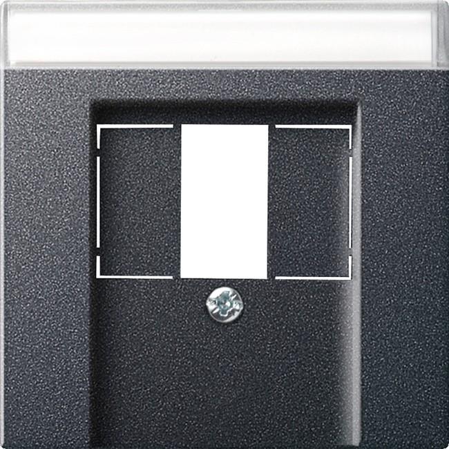 Produktbild Gira Abd. BSF TAE USB System 55 Anthrazit 087628