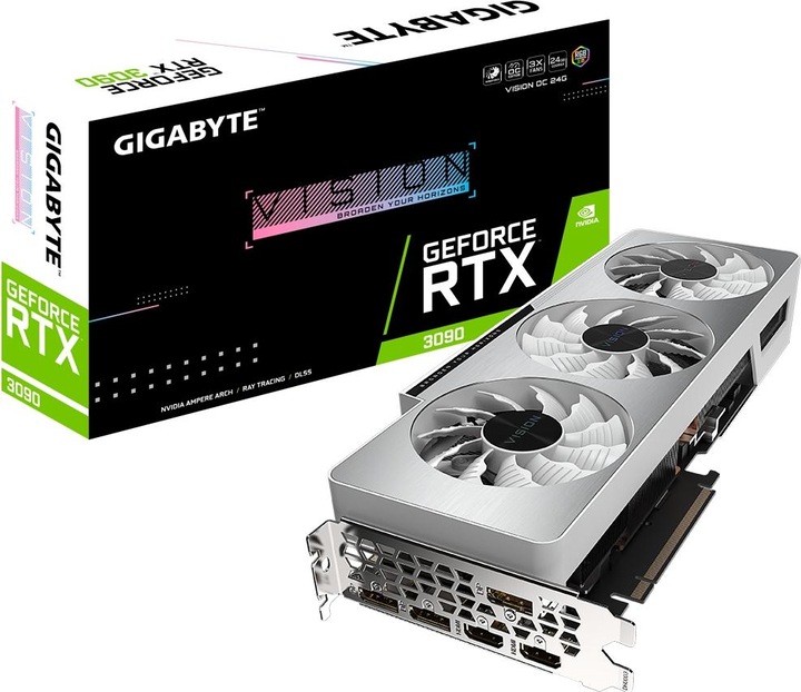 Produktbild Gigabyte GeForce RTX 3090 Vision OC 24G (24 GB)