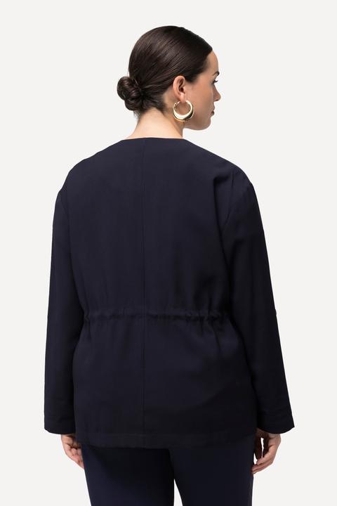 Produktbild Ulla Popken Jacke, Tunnelzug, Rundhals, 3/4-Arm (46, 48)