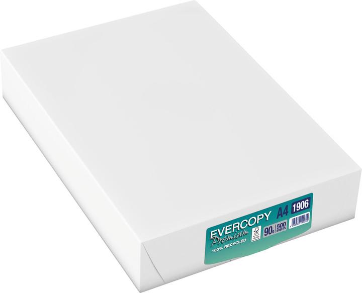 Immagine prodotto Clairefontaine Carta universale Evercopy Premium riciclata, bianca (90 g/m², 500 x, A4)