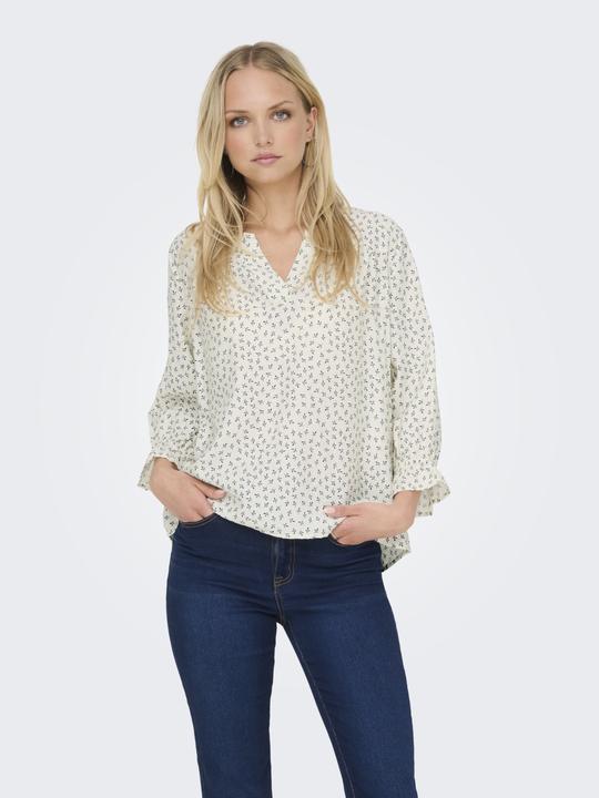 Immagine prodotto JdY Normal geschnitten V-Ausschnitt Glockenärmel Top Top (M)