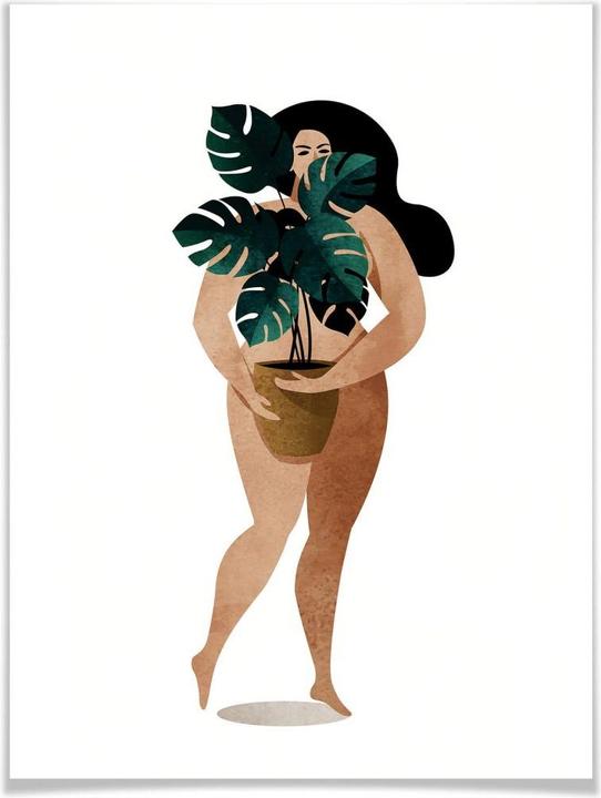 Produktbild Trenddeko Die nackte Frau (24 x 30 cm)